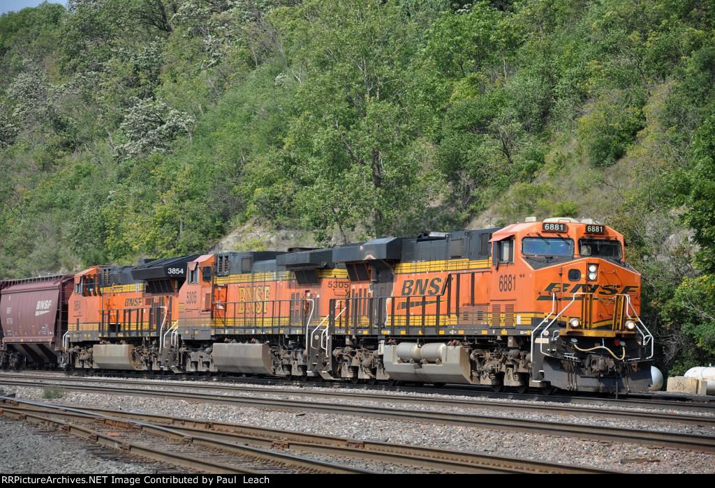 Eastbound grain train